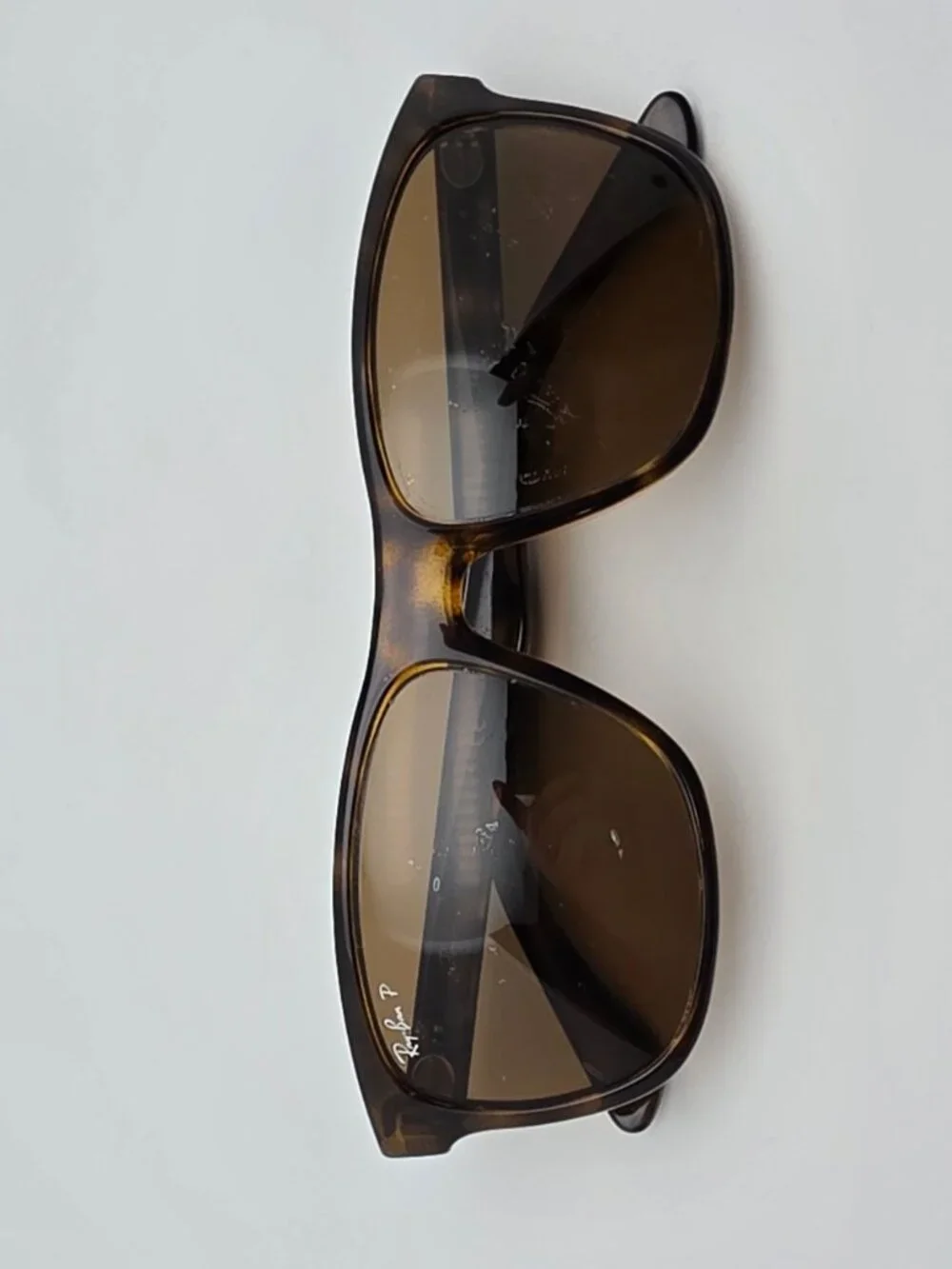 Ray-Ban RB4181 710/83 Havana Frame Polarized Brown Lens Sunglasses w/ Case Italy